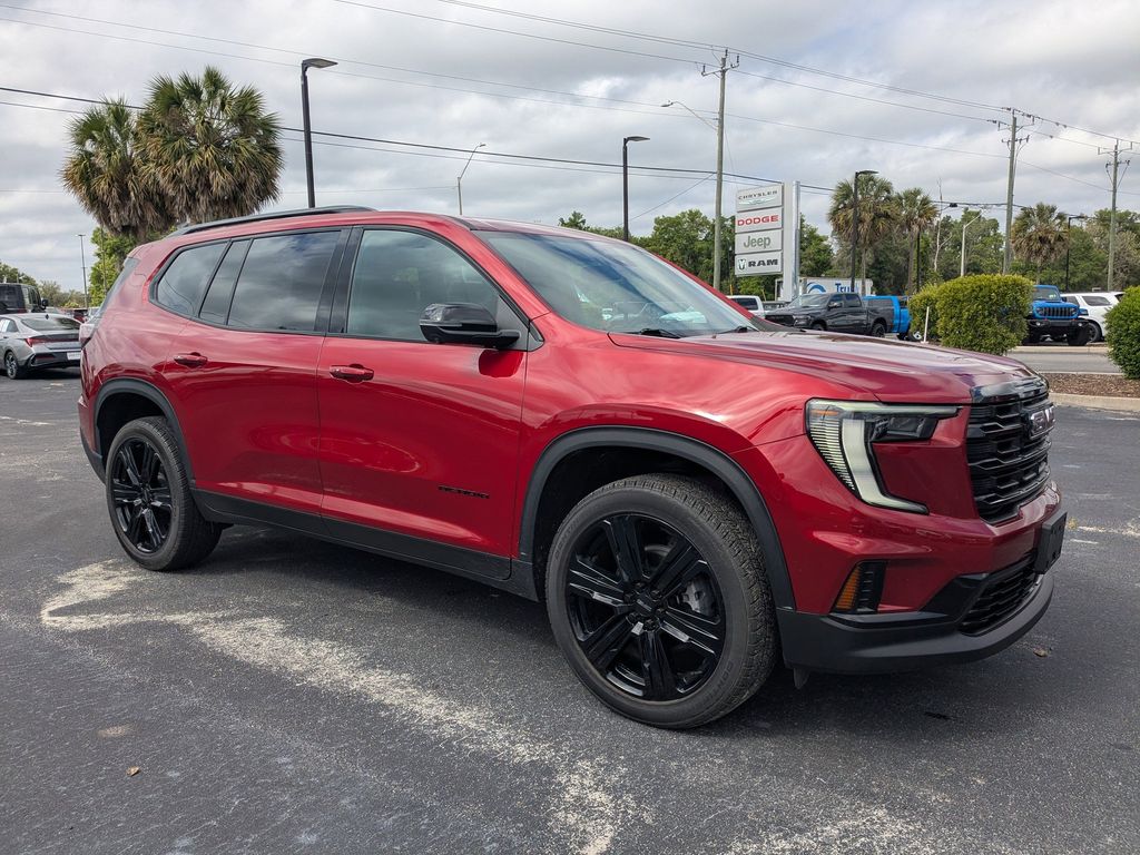 Volcanic Red 2025 GMC Acadia Elevation FWD SUV / Crossover Front-Wheel Drive 8-Speed Automatic