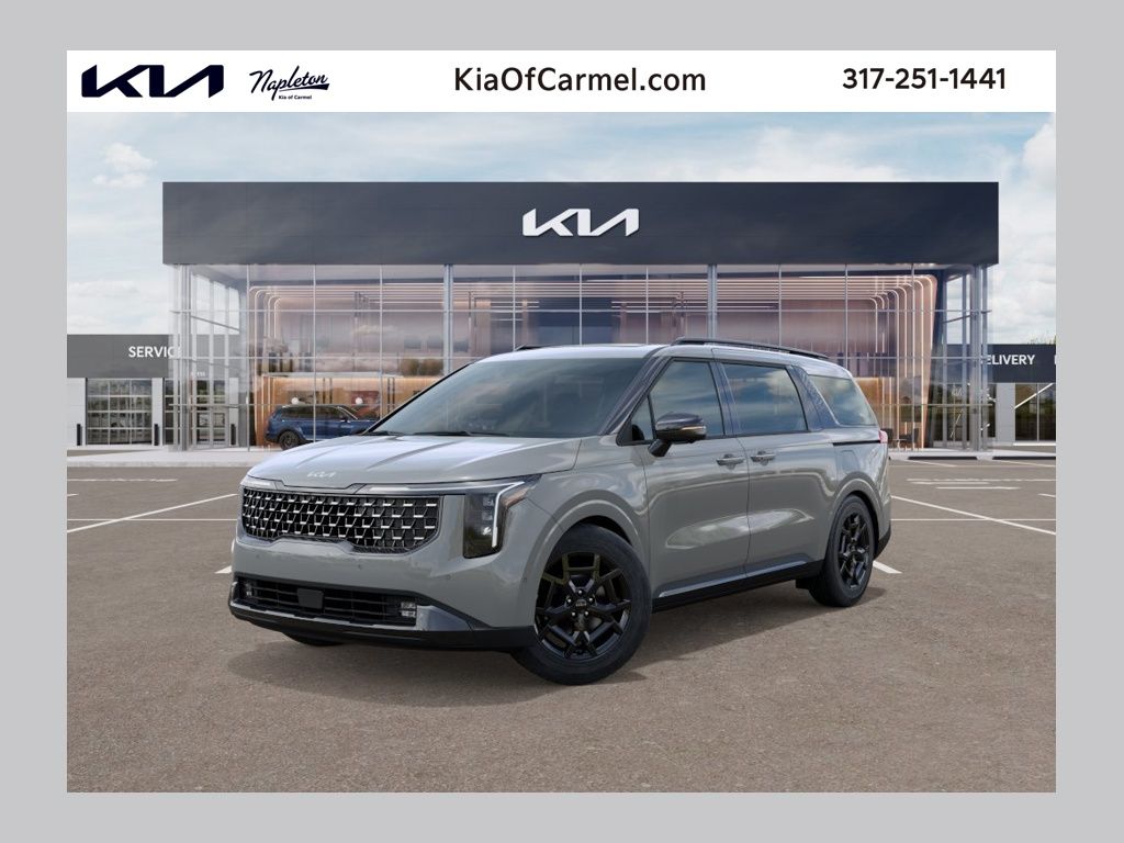 Ceramic Silver 2026 Kia Carnival SX FWD Minivan Front-Wheel Drive 8-Speed Automatic