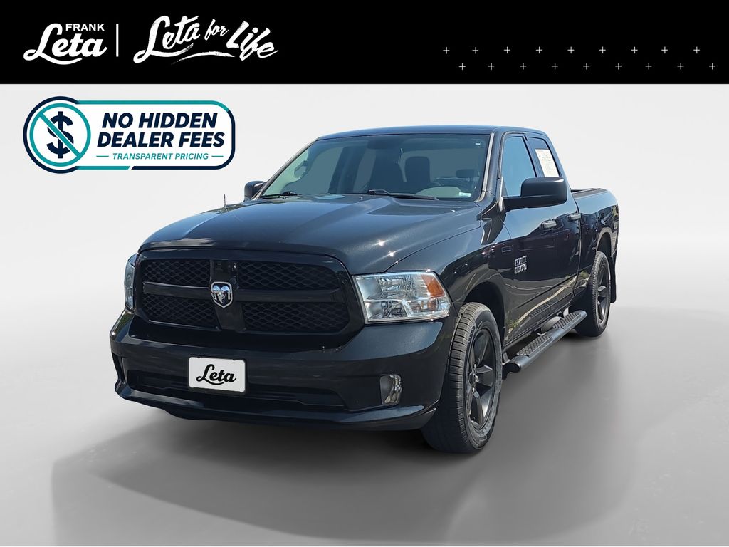 Brilliant Black Crystal Pearlcoat 2016 RAM 1500 Pickup Truck Four-Wheel Drive 8-Speed Automatic
