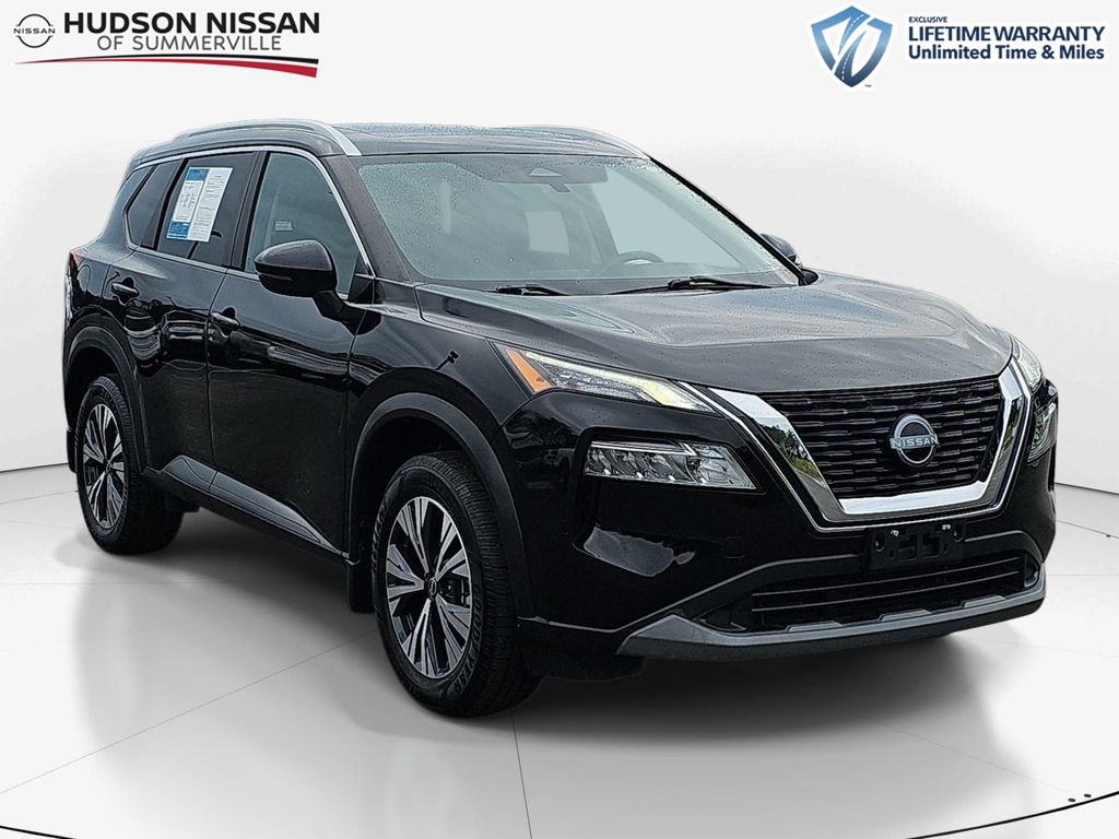 Super Black 2022 Nissan Rogue SUV / Crossover Front-Wheel Drive Continuously Variable Transmission