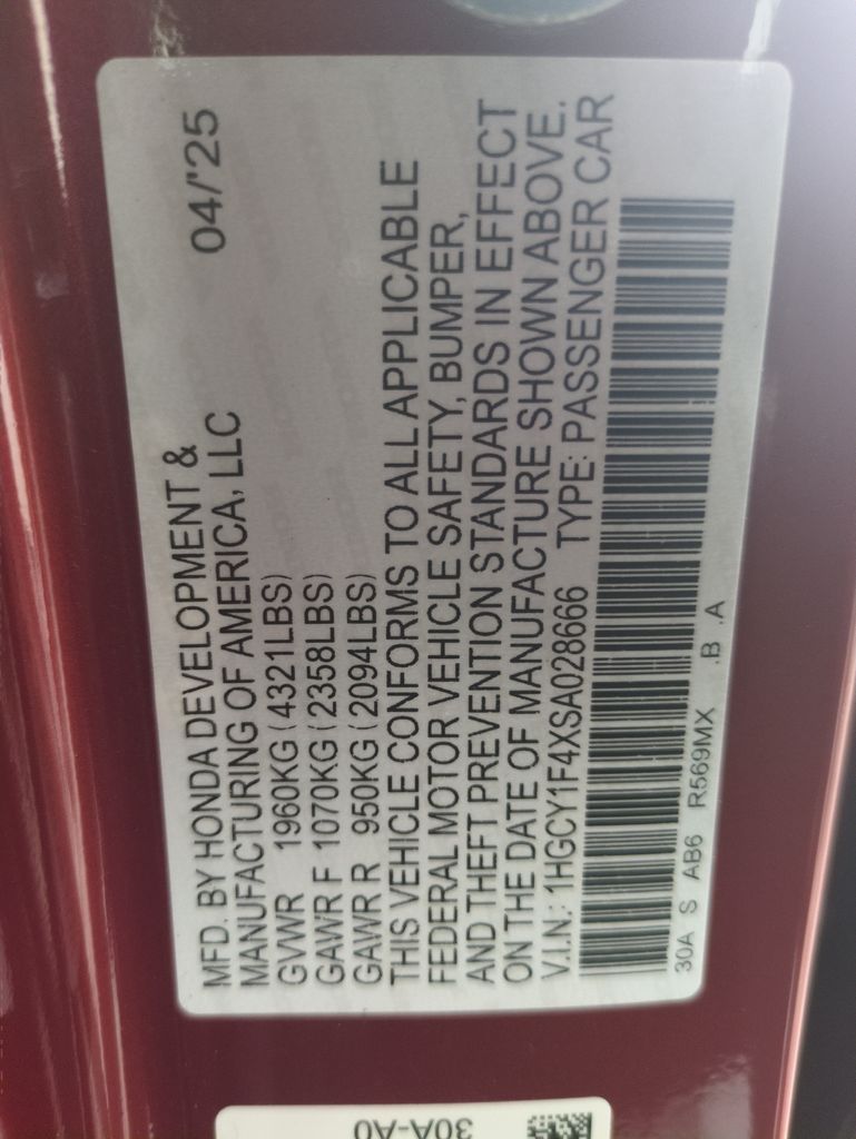 New 2025 Honda Accord For Sale in Fort Wayne, IN