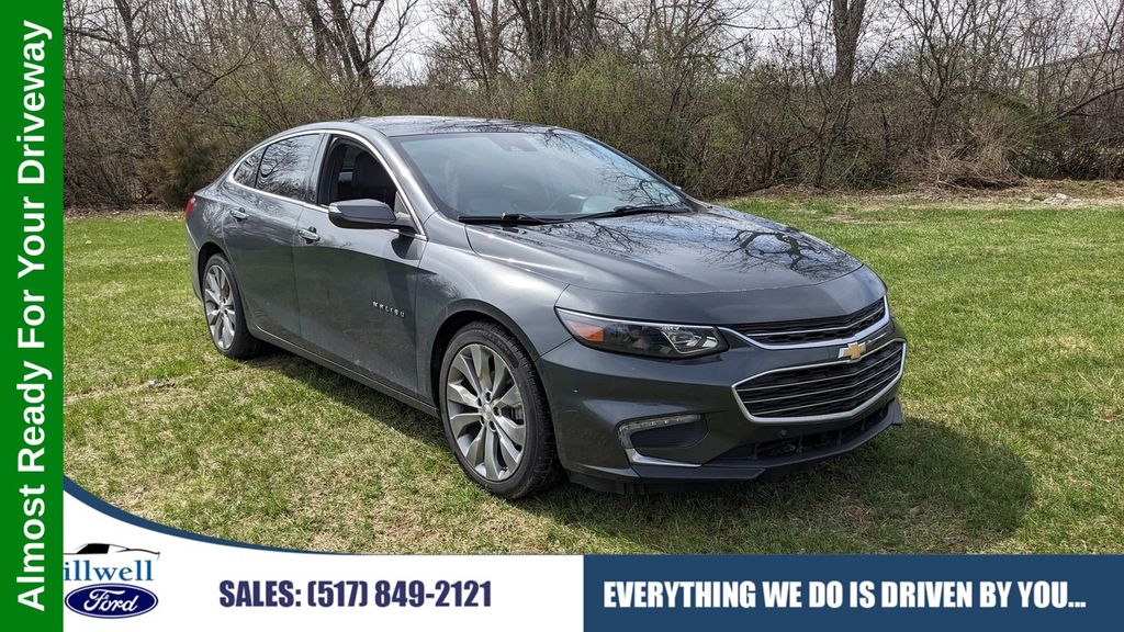 Nightfall Gray Metallic 2016 Chevrolet Malibu Premier FWD Sedan Front-Wheel Drive 8-Speed Automatic