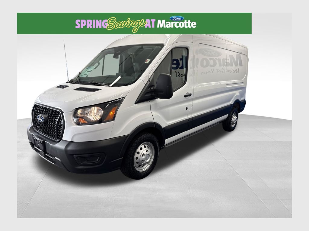 Oxford White 2026 Ford Transit Cargo 250 Medium Roof LB AWD Van All-Wheel Drive