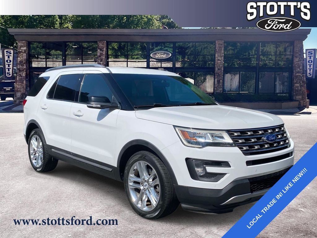 Oxford White 2016 Ford Explorer SUV / Crossover Front-Wheel Drive 6-Speed Automatic