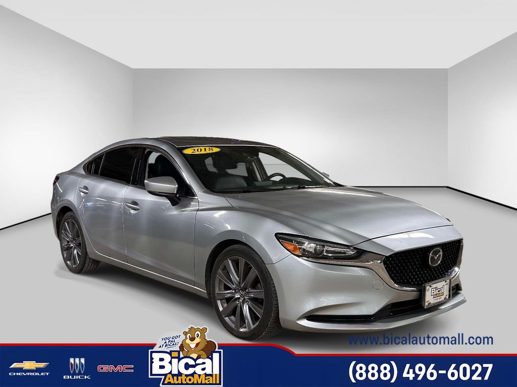 Sonic Silver Metallic 2018 Mazda MAZDA6 Touring Sedan FWD Sedan Front-Wheel Drive 6-Speed Automatic