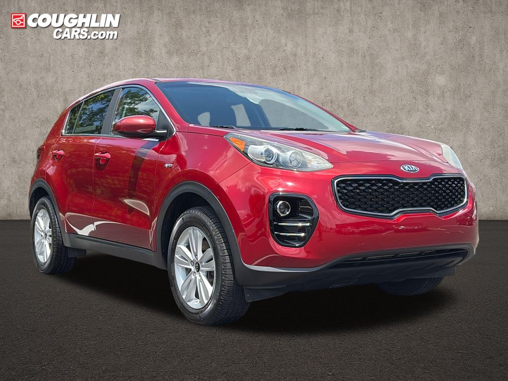 Hyper Red 2017 Kia Sportage SUV / Crossover All-Wheel Drive 6-Speed Automatic