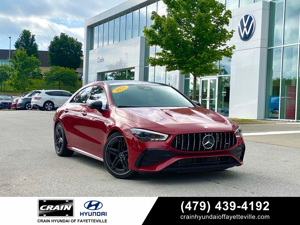 MANUFAKTUR Patagonia Red 2025 Mercedes-Benz CLA Coupe All-Wheel Drive 8-Speed Automatic