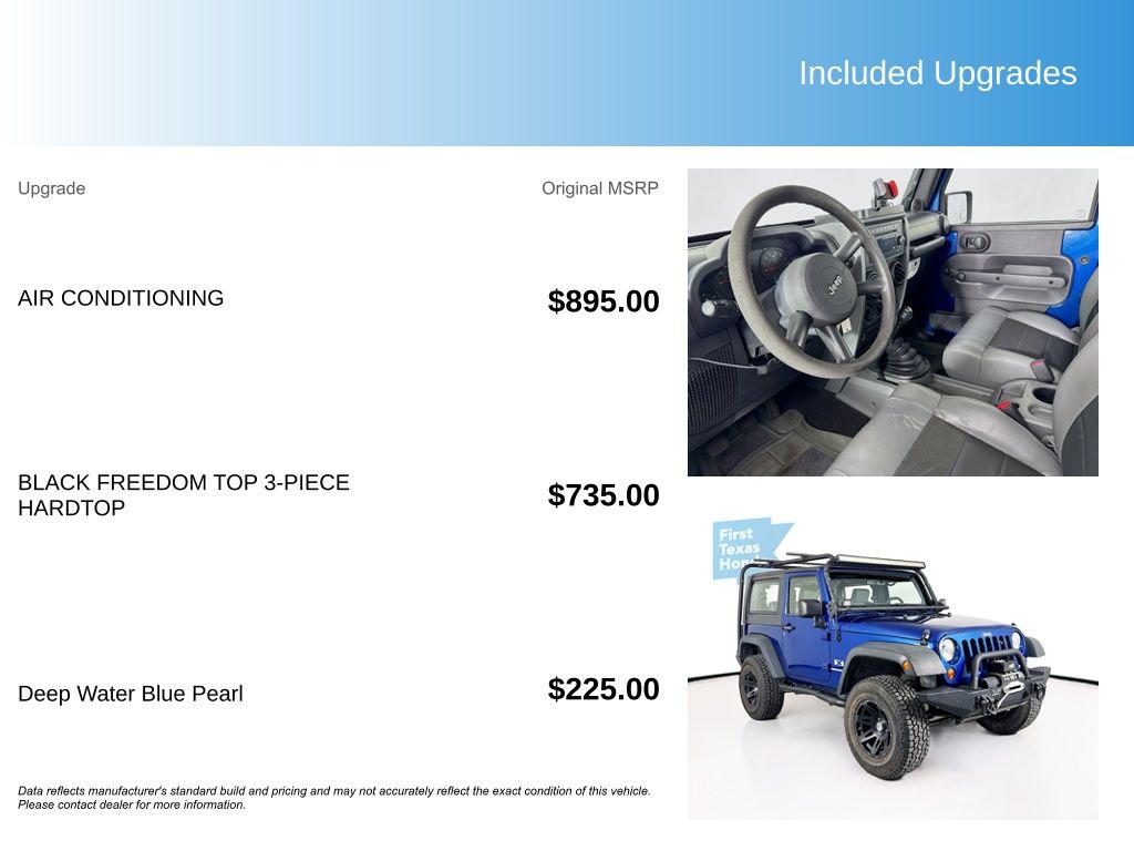 Used Car 2009 Jeep Wrangler  X For Sale Under $12,000 In Austin, Texas