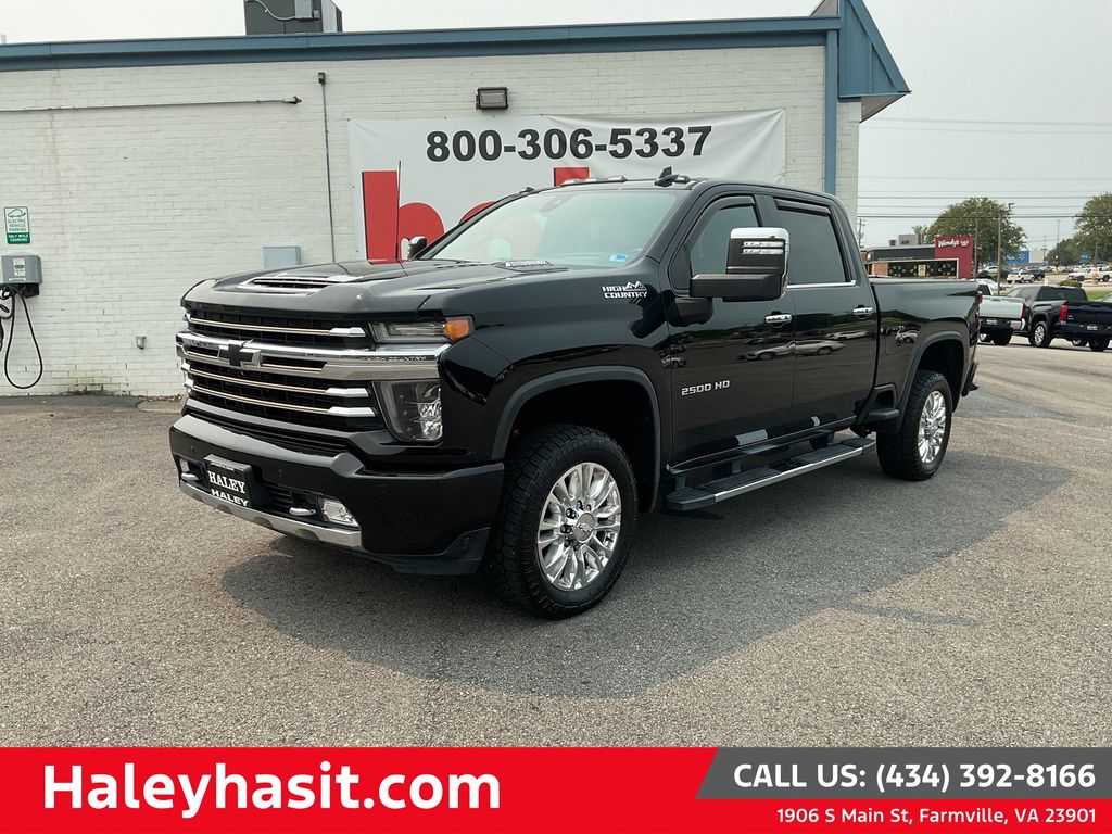 Black 2020 Chevrolet Silverado 2500HD Pickup Truck Four-Wheel Drive Automatic