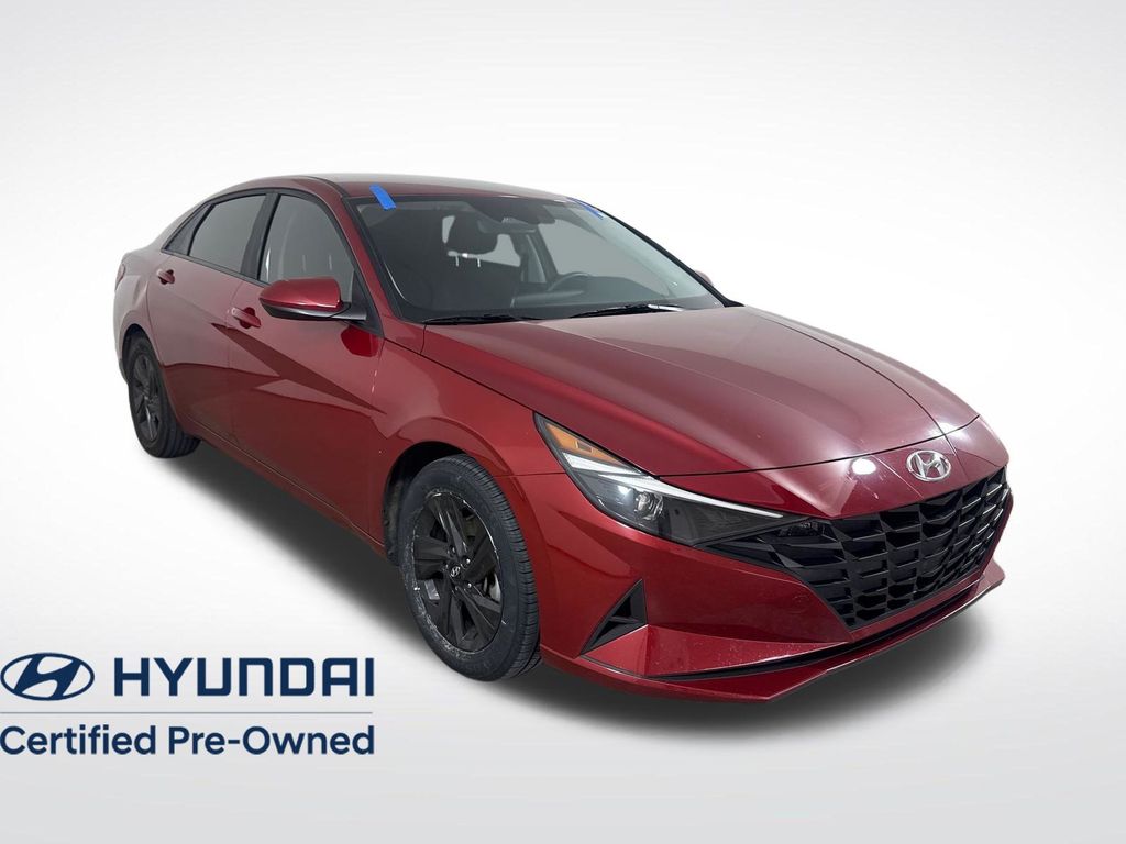 Ultimate Red 2023 Hyundai Elantra Sedan Front-Wheel Drive Continuously Variable Transmission