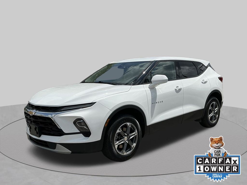 Summit White 2025 Chevrolet Blazer SUV / Crossover  9-Speed Automatic Overdrive