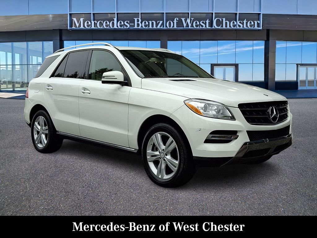 Polar White 2015 Mercedes-Benz M-Class ML 250 BlueTEC 4MATIC SUV / Crossover All-Wheel Drive 7-Speed Automatic
