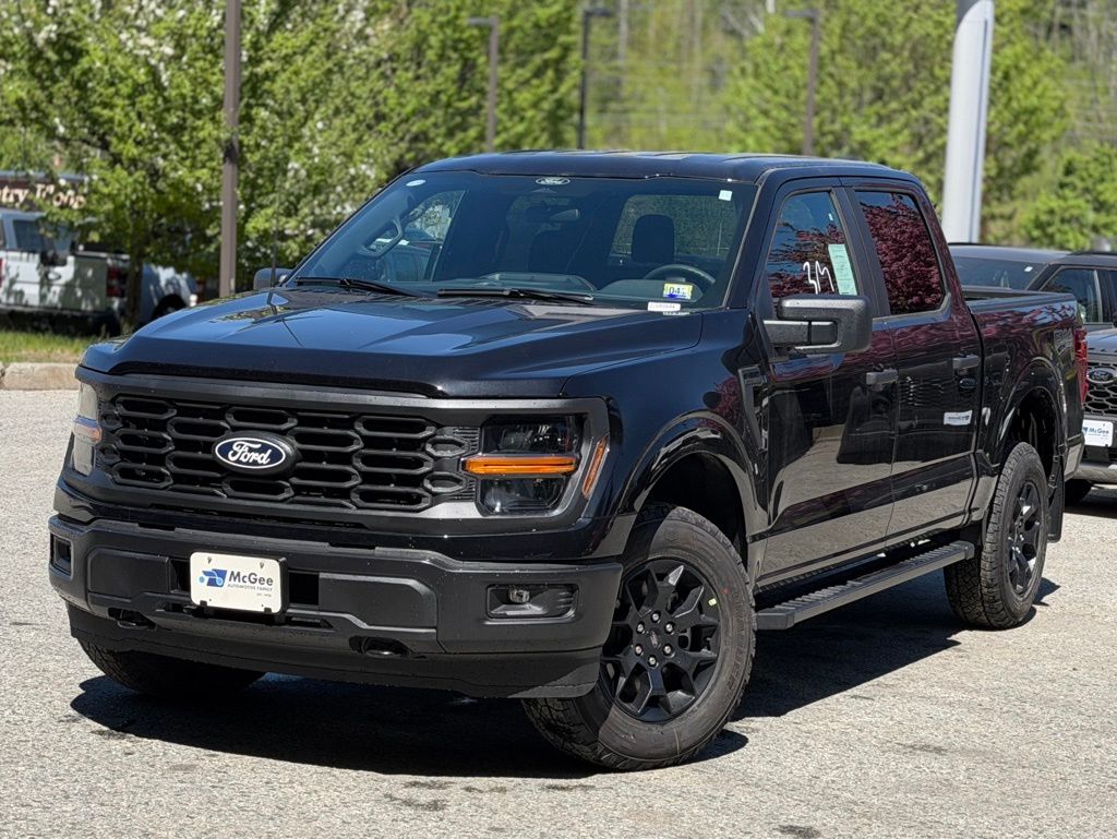Agate Black Metallic 2026 Ford F-150 STX SuperCrew 4WD Pickup Truck Four-Wheel Drive Automatic