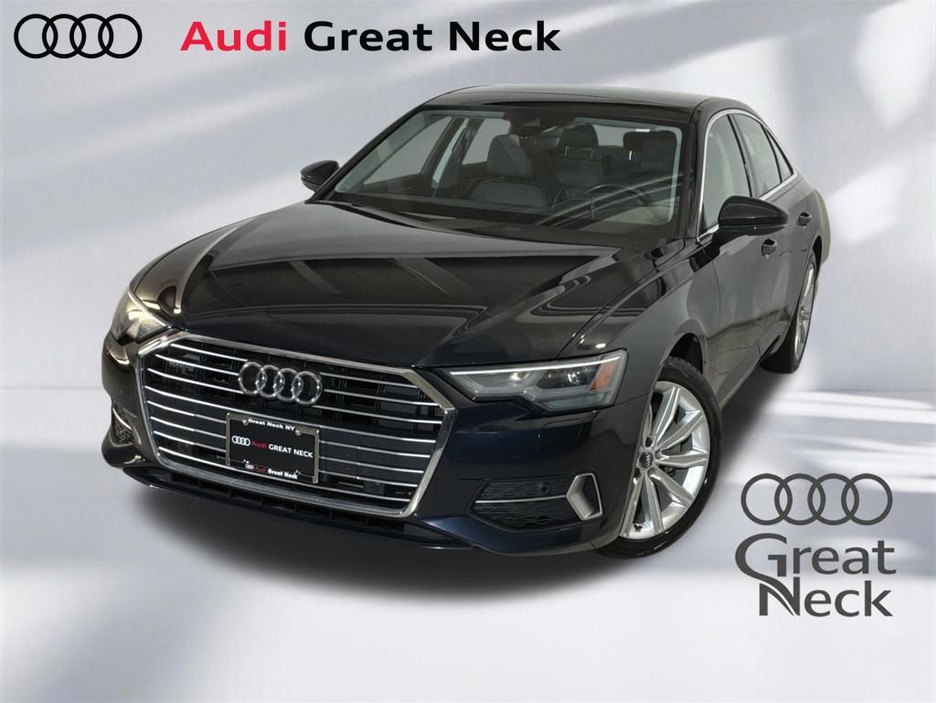 Firmament Blue Metallic 2020 Audi A6 45 TFSI quattro Premium AWD Sedan All-Wheel Drive 7-Speed Automatic