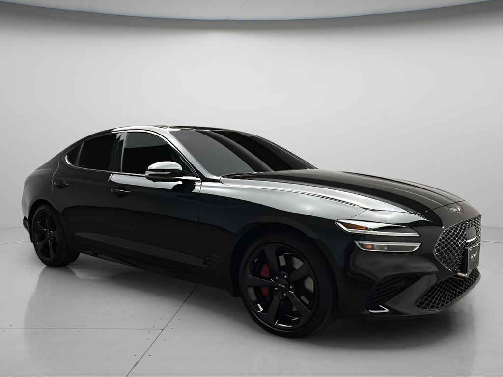 Vik Black 2026 Genesis G70 3.3T Sport Prestige AWD Sedan All-Wheel Drive 8-Speed Automatic