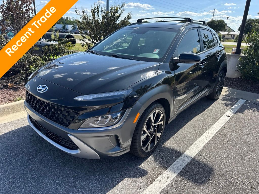 Ultra Black Pearl 2022 Hyundai Kona SUV / Crossover Front-Wheel Drive 7-Speed Automatic