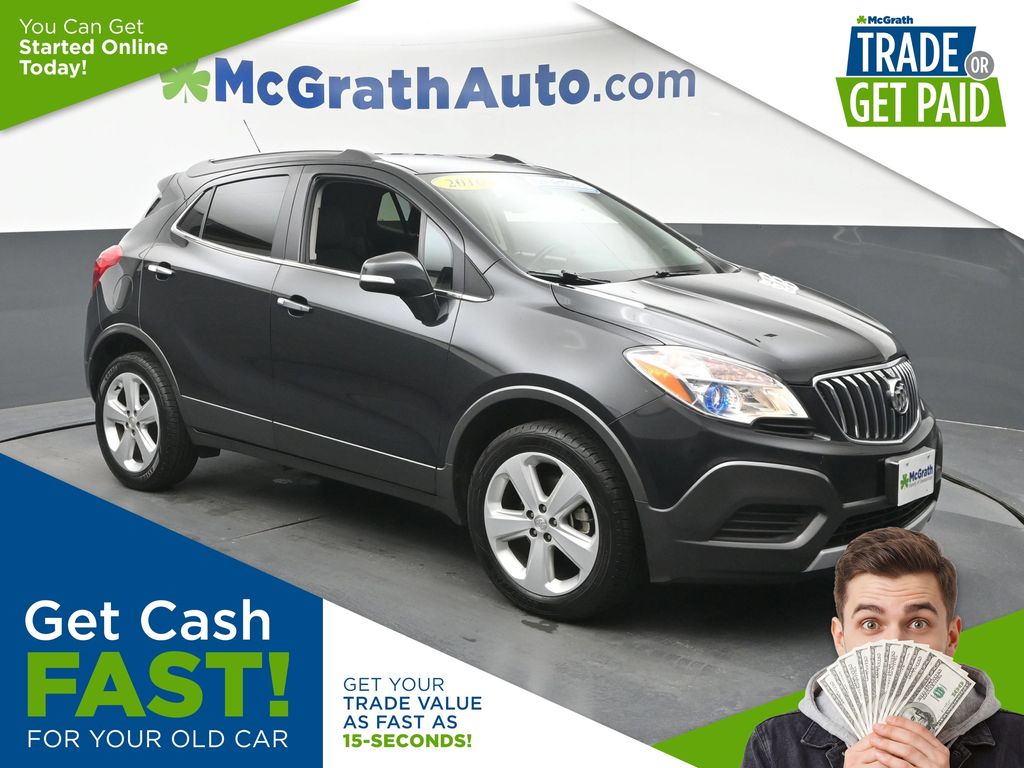 Carbon Black Metallic 2016 Buick Encore SUV / Crossover All-Wheel Drive 6-Speed Automatic Overdrive