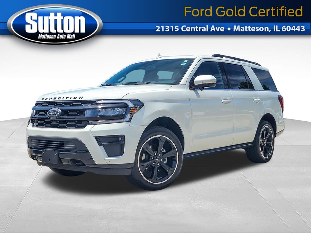 White Metallic 2023 Ford Expedition Limited 4WD SUV / Crossover Four-Wheel Drive Automatic