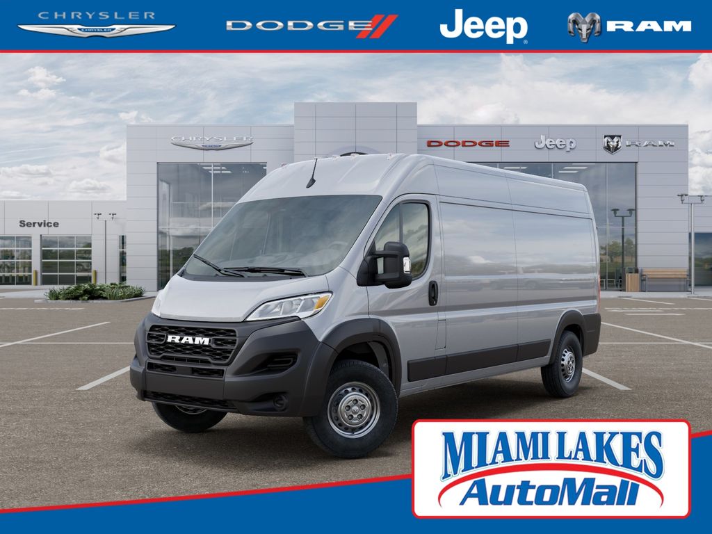 Bright Silver Clearcoat Metallic 2026 RAM ProMaster Van  9-Speed Automatic