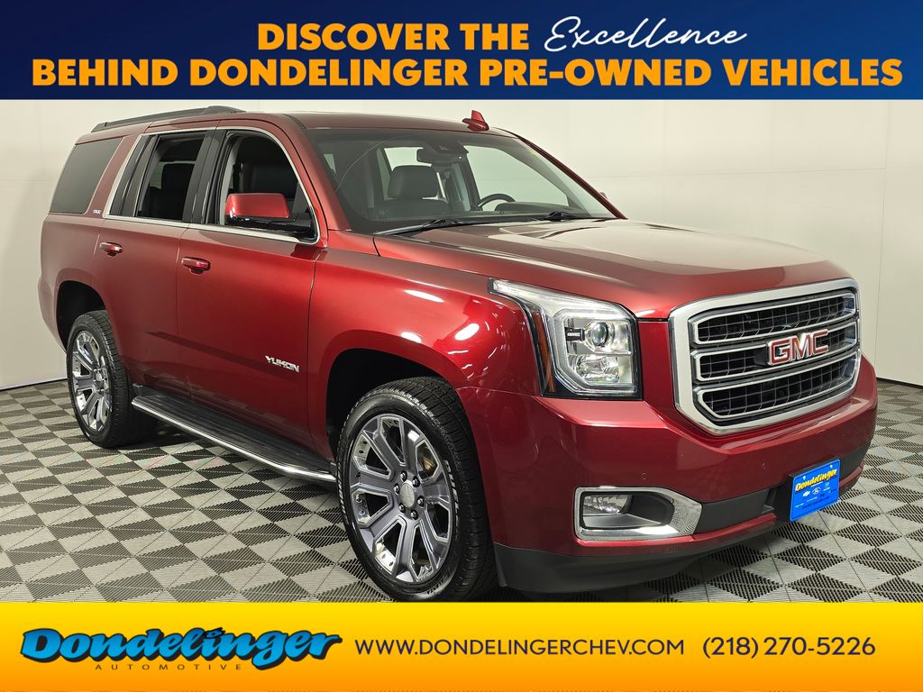 Crimson Red Tintcoat 2019 GMC Yukon SLT 4WD SUV / Crossover Four-Wheel Drive 6-Speed Automatic Overdrive
