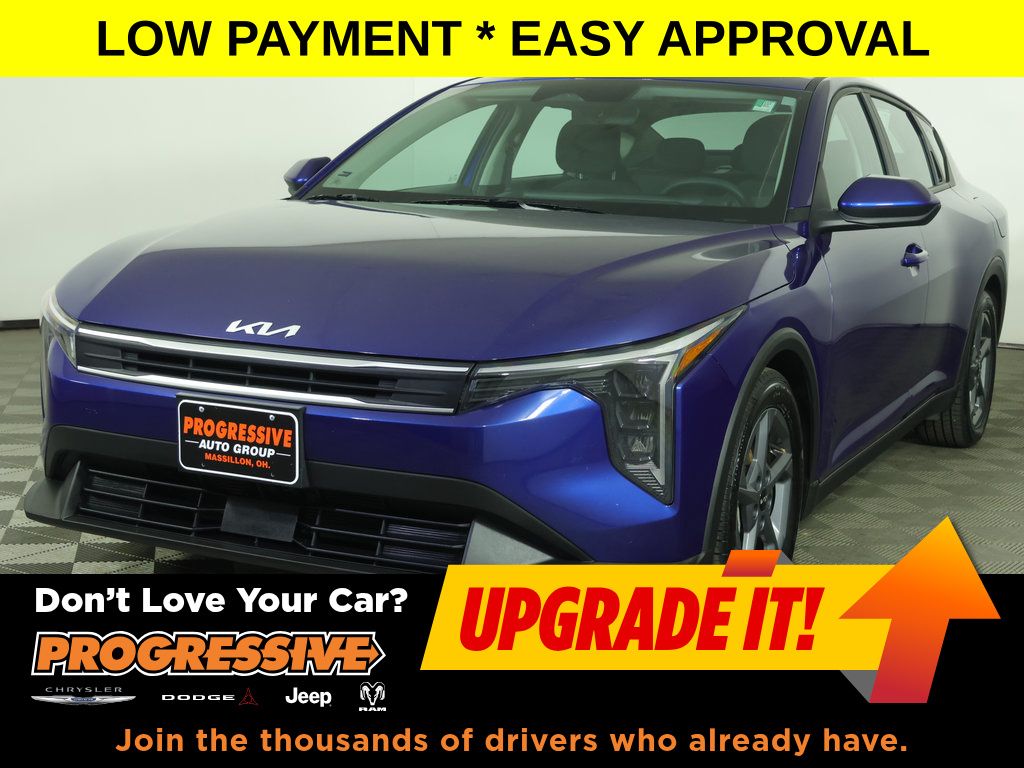Deep Sea Blue 2025 Kia K4 Sedan Front-Wheel Drive Continuously Variable Transmission