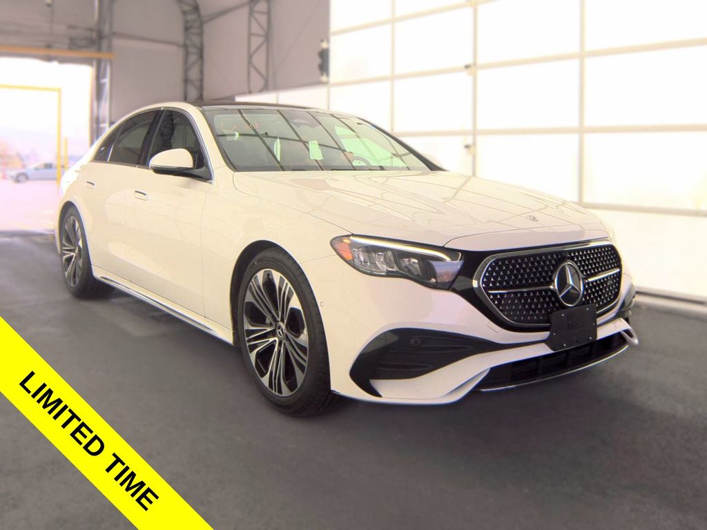 White 2025 Mercedes-Benz E-Class Sedan Rear-Wheel Drive 9-Speed Automatic