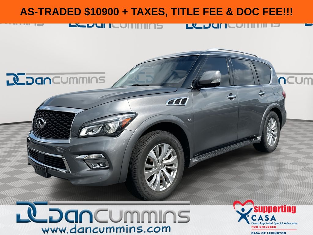 Gray (Graphite Shadow) 2017 INFINITI QX80 SUV / Crossover All-Wheel Drive 7-Speed Automatic