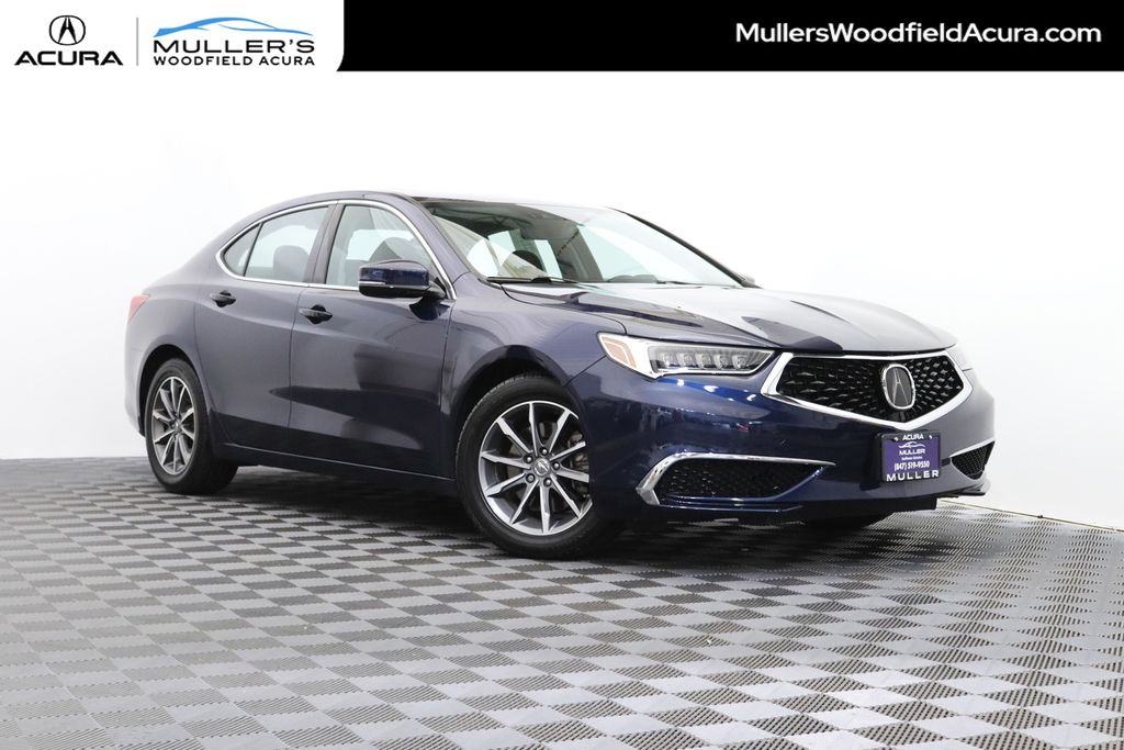 Fathom Blue Pearl 2020 Acura TLX Sedan Front-Wheel Drive 8-Speed Dual Clutch
