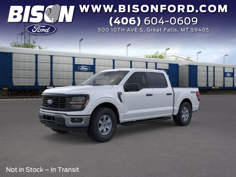 Oxford White 2026 Ford F-150 XL SuperCrew 4WD Pickup Truck Four-Wheel Drive Automatic