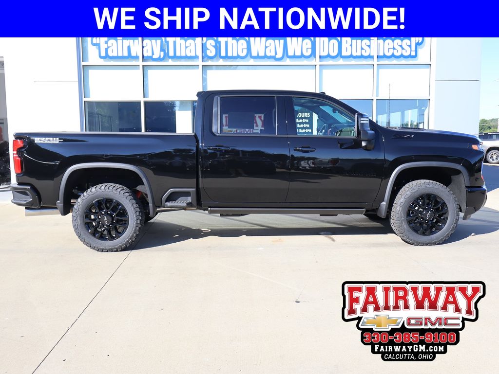 Black 2026 Chevrolet Silverado 3500HD Pickup Truck Four-Wheel Drive Automatic
