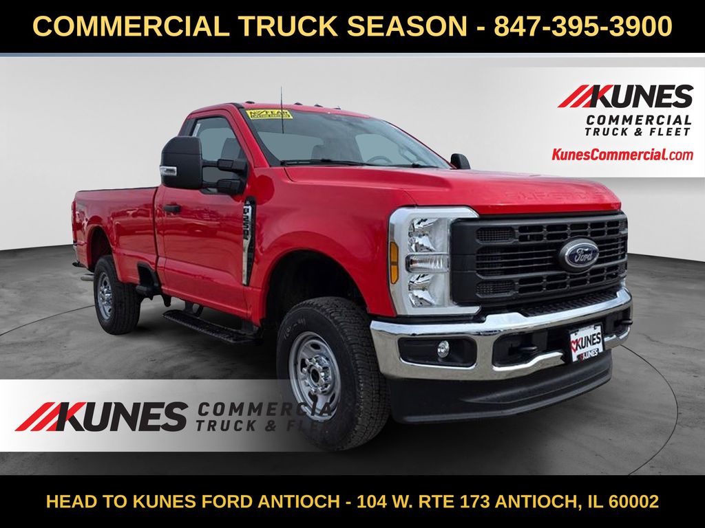 Race Red 2026 Ford F-250 Super Duty Pickup Truck Four-Wheel Drive Automatic
