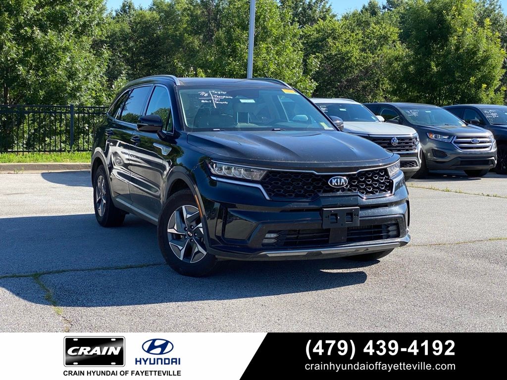 Aurora Black 2021 Kia Sorento Hybrid SUV / Crossover Front-Wheel Drive 6-Speed Automatic