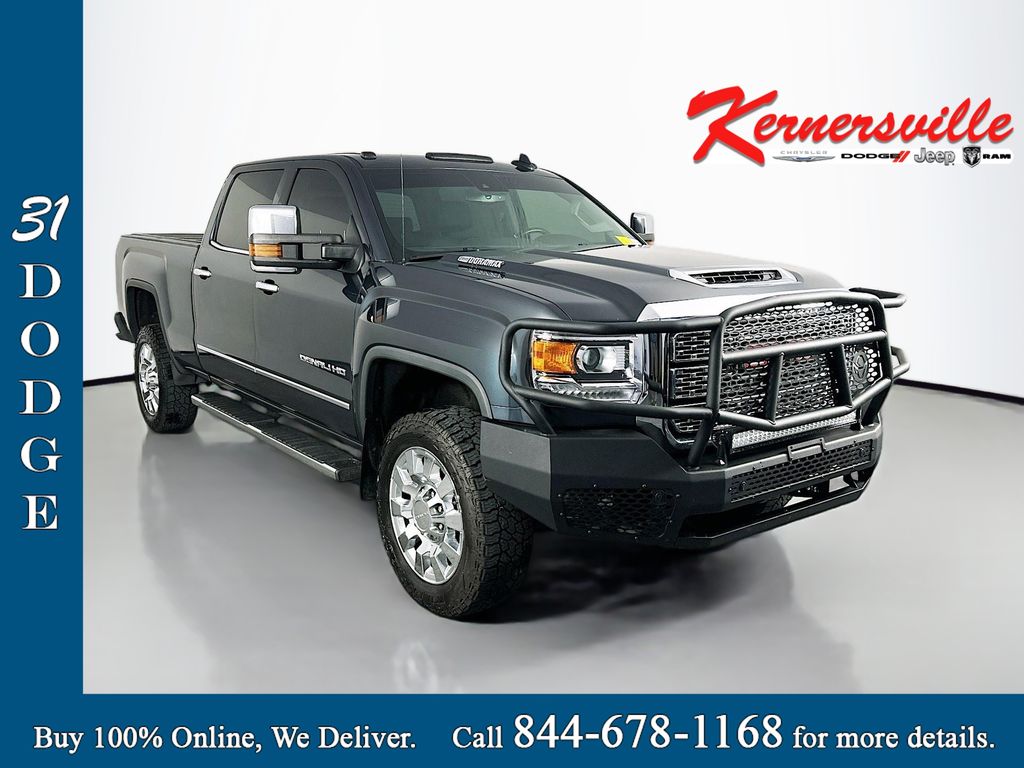 Dark Slate Metallic 2018 GMC Sierra 2500HD Pickup Truck Four-Wheel Drive Automatic