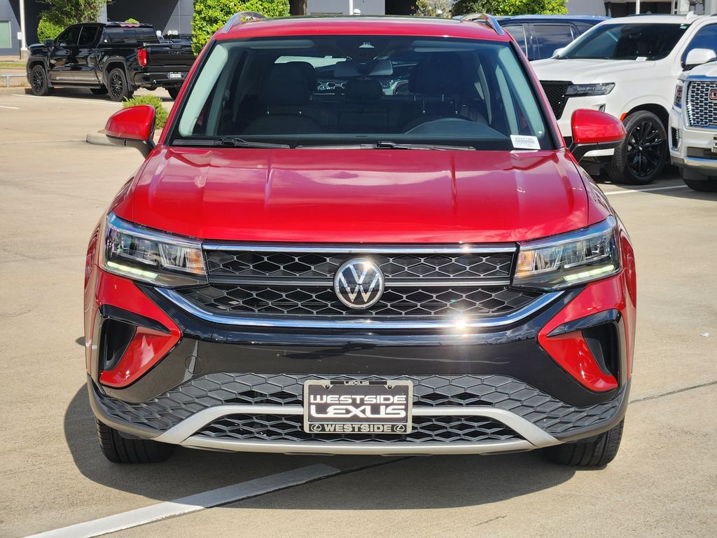 2022 Volkswagen Taos 1.5T SE Red at DeMontrond Mazda