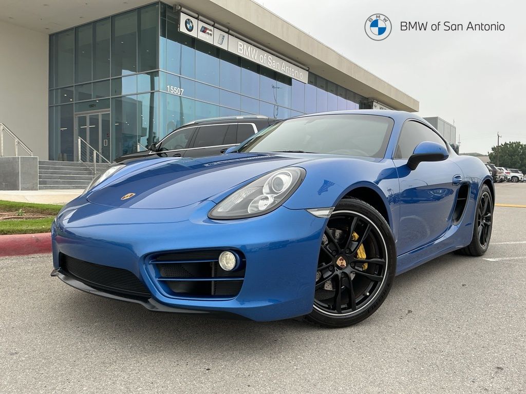 Sapphire Blue Metallic 2014 Porsche Cayman Base Coupe Rear-Wheel Drive 7-Speed Automatic