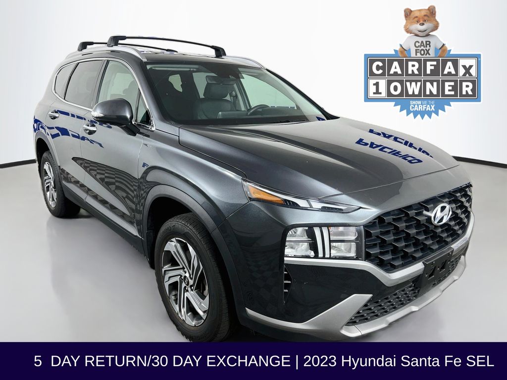 Portofino Gray 2023 Hyundai Santa Fe SUV / Crossover All-Wheel Drive 8-Speed Automatic