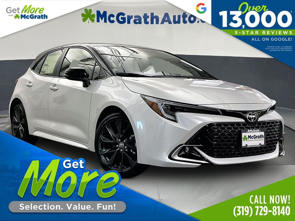 Wind Chill Pearl With Midnight Black Metallic Roof 2026 Toyota Corolla Hatchback Hatchback Front-Wheel Drive Continuously Variable Transmission