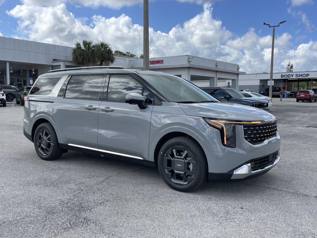 Ceramic Silver 2026 Kia Carnival Hybrid SX FWD Minivan Front-Wheel Drive 6-Speed Automatic