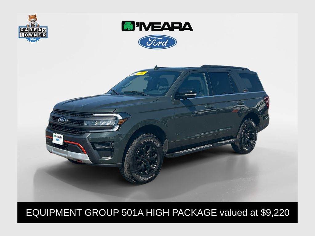 Green Metallic 2023 Ford Expedition SUV / Crossover Four-Wheel Drive Automatic