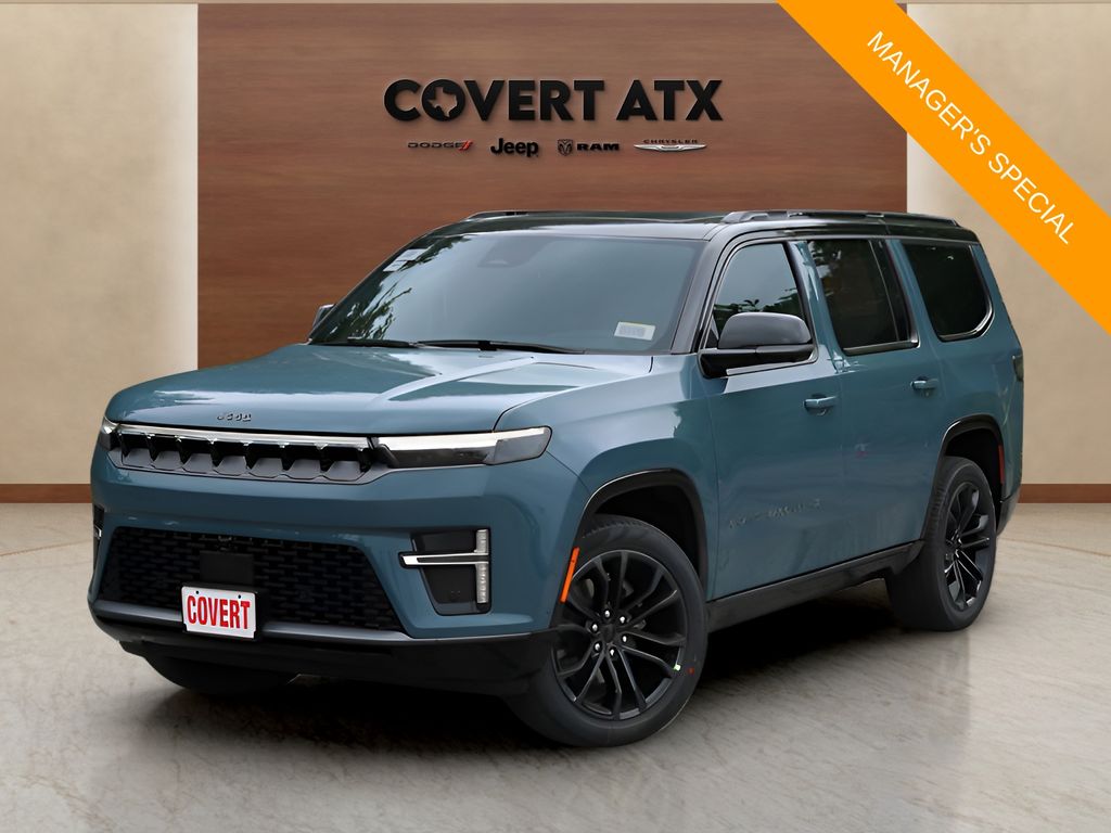 Gray (Steel Blue) 2026 Jeep Grand Wagoneer SUV / Crossover Four-Wheel Drive 8-Speed Automatic