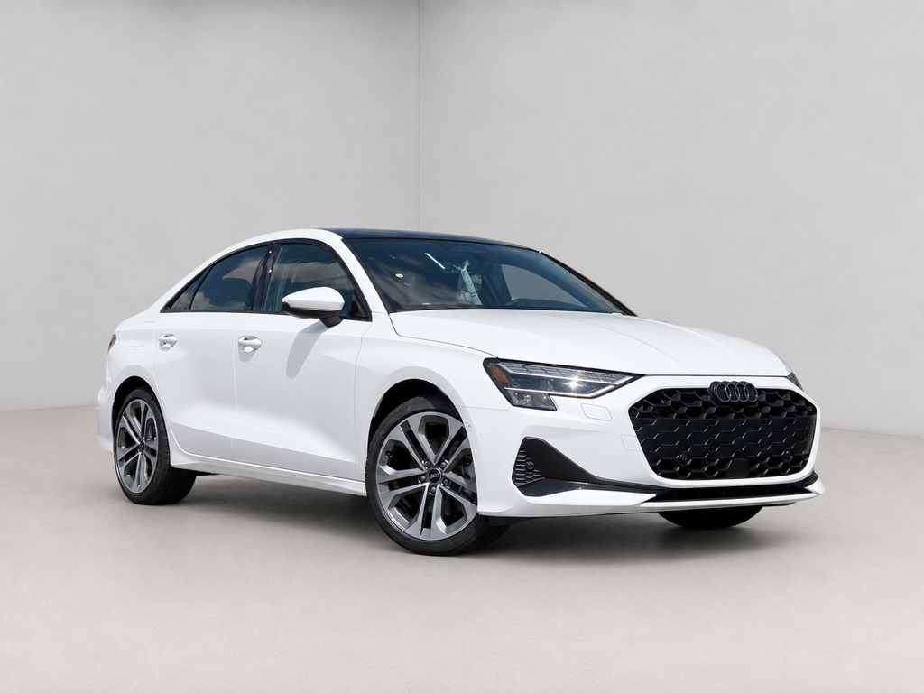 White 2026 Audi A3 Hatchback 7-Speed Automatic