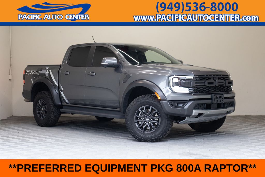 Gray Metallic 2025 Ford Ranger Pickup Truck Four-Wheel Drive Automatic