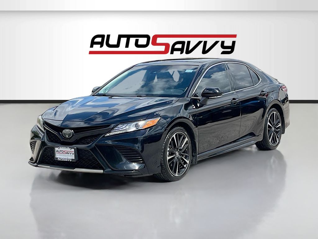 2019 Toyota Camry XSE V6 Black at DeMontrond Gulf Freeway