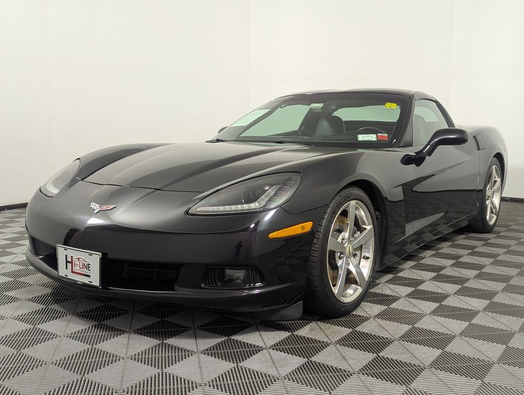 2008 Black Chevrolet Corvette Base RWD Coupe