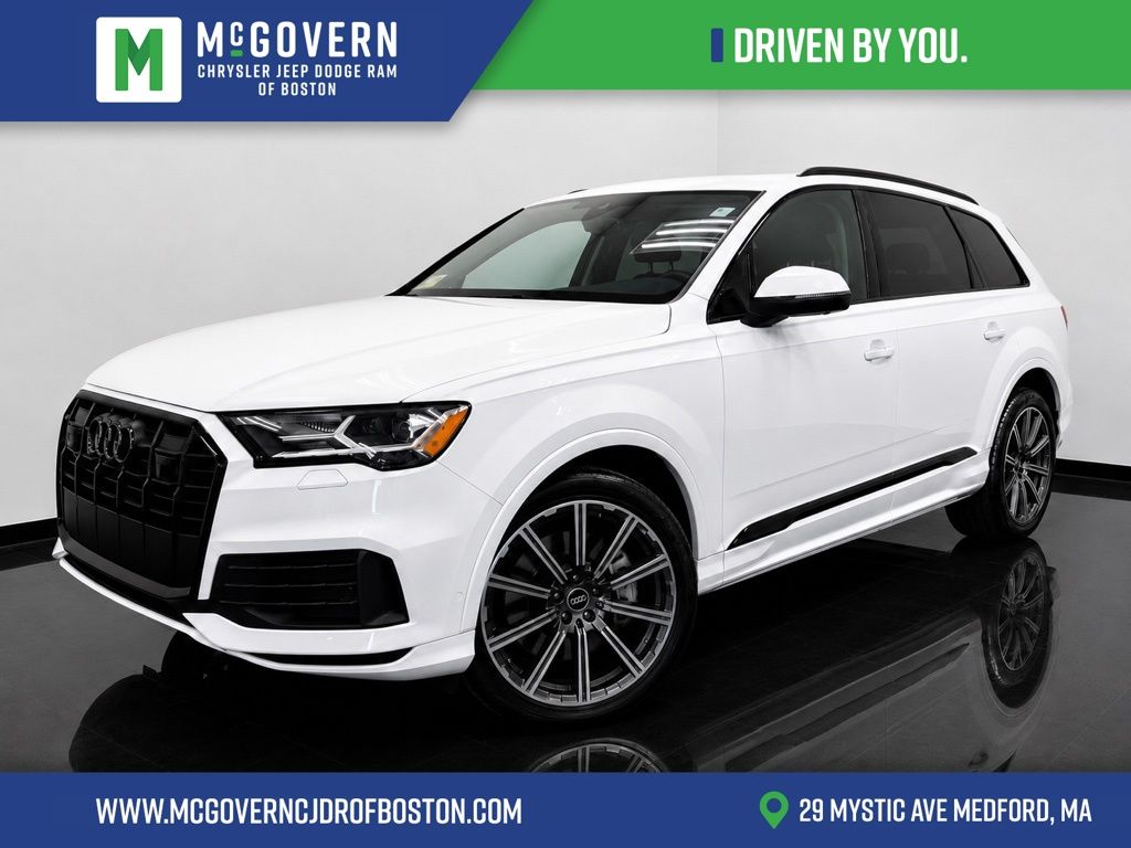 Glacier White 2023 Audi Q7 SUV / Crossover All-Wheel Drive 8-Speed Automatic
