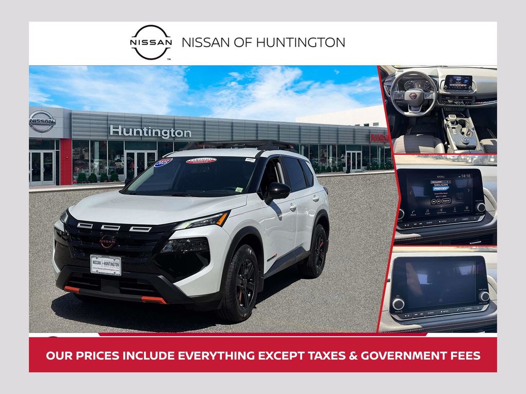 White Pearl 2025 Nissan Rogue SUV / Crossover All-Wheel Drive Continuously Variable Transmission