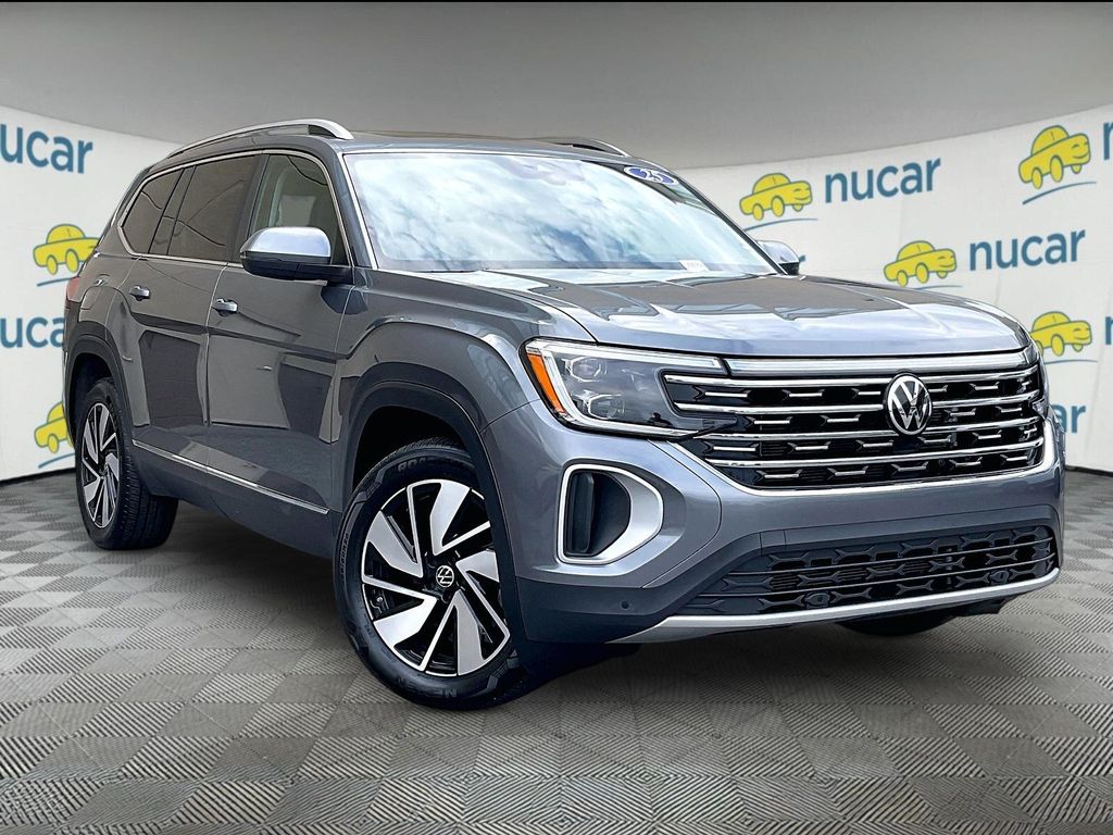 Gray 2025 Volkswagen Atlas SUV / Crossover All-Wheel Drive 8-Speed Automatic