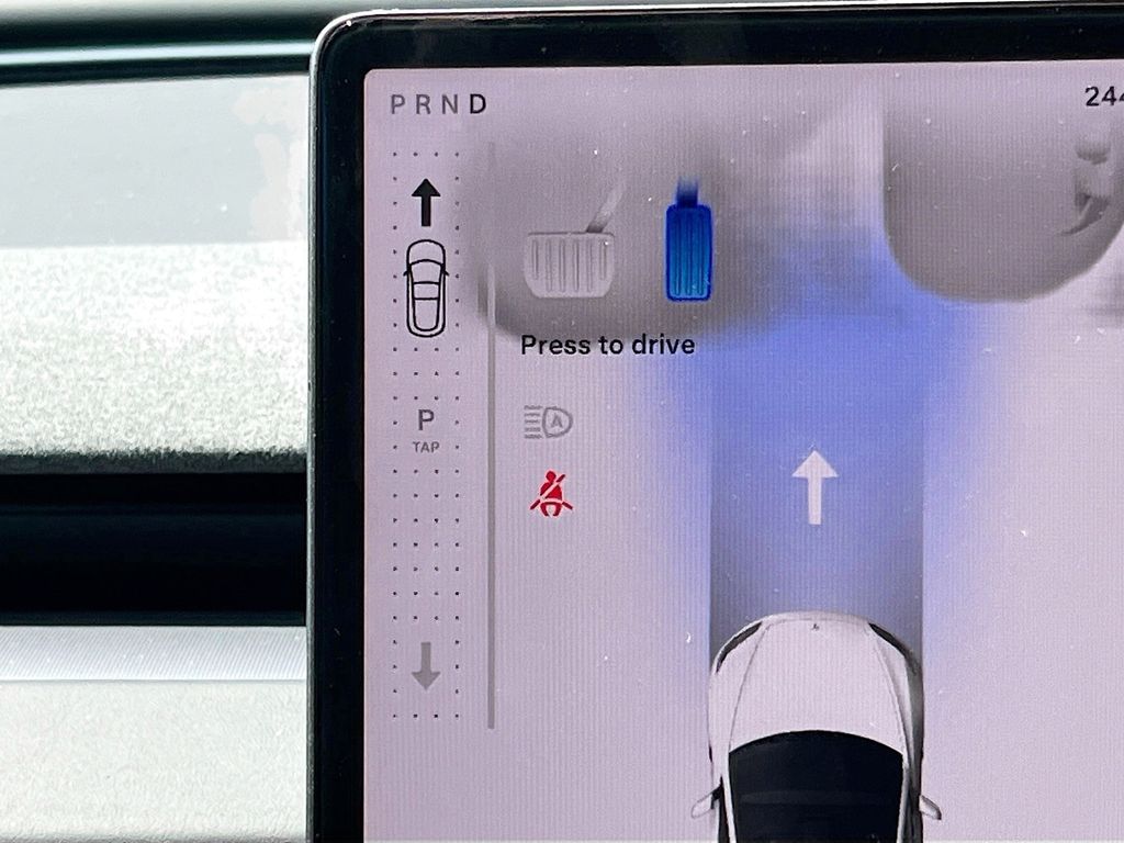 2025 Tesla Model 3 Long Range White at Classic Chevrolet Galveston