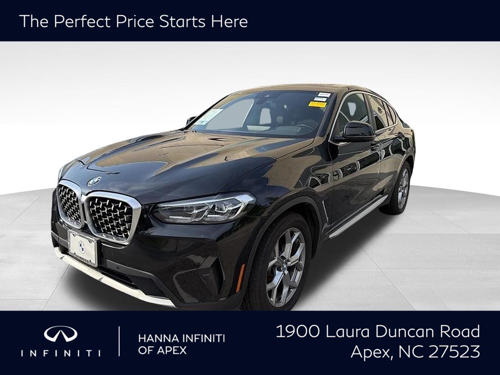 Jet Black 2023 BMW X4 SUV / Crossover All-Wheel Drive 8-Speed Automatic