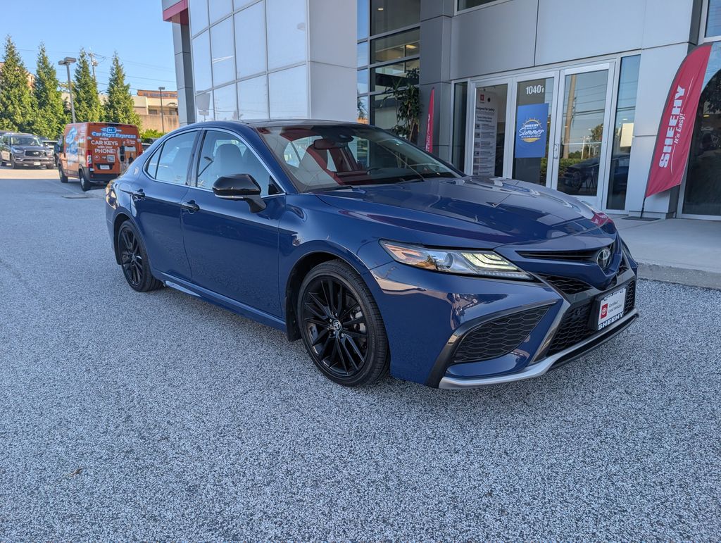 Reservoir Blue 2023 Toyota Camry Sedan Front-Wheel Drive 8-Speed Automatic